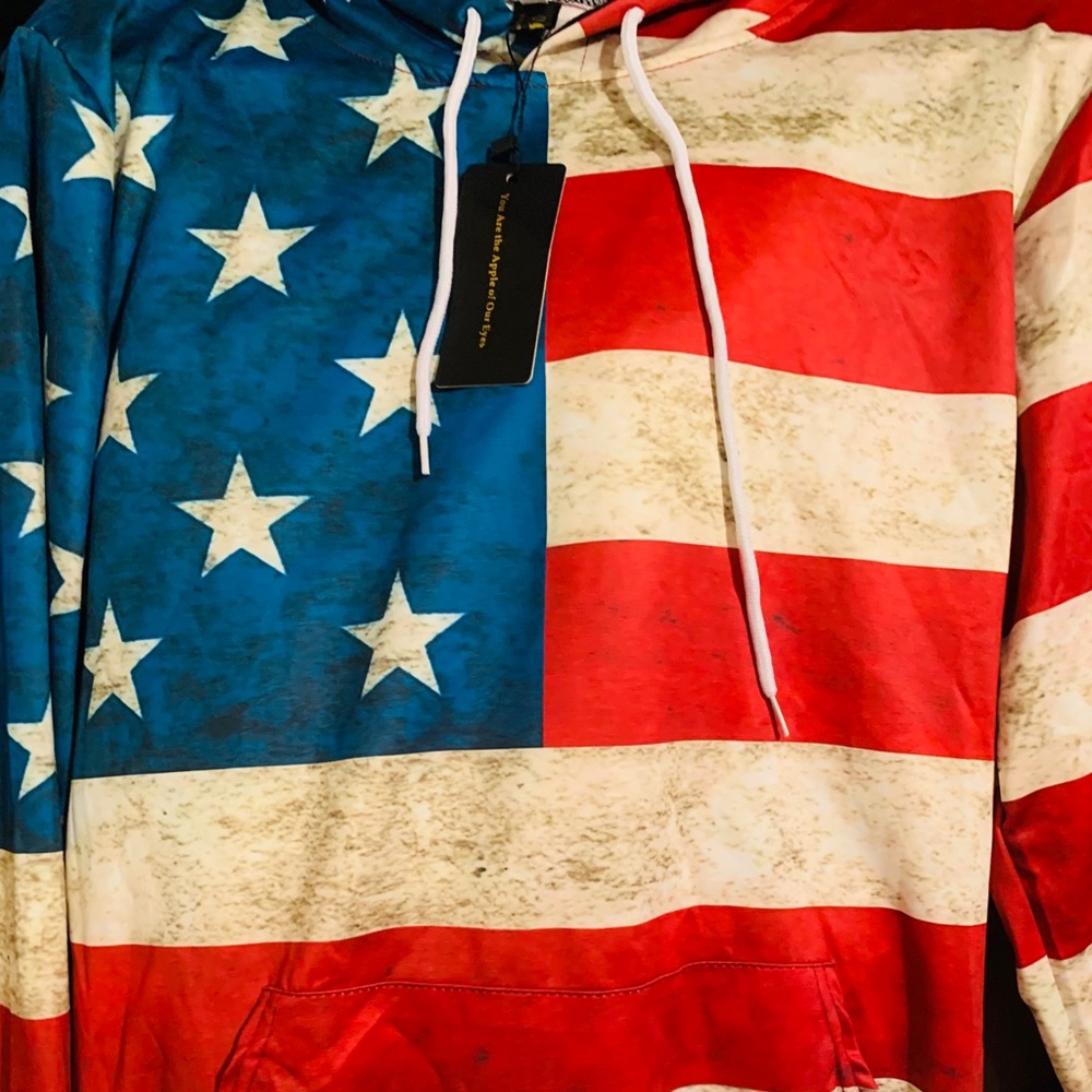 Hoodie new brand proudly American unisex